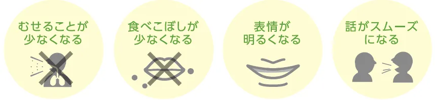 口腔機能トレーニングの効果
